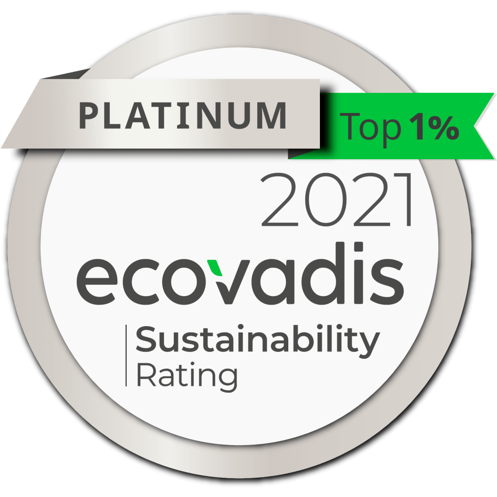 Ecovadis Platinum Award