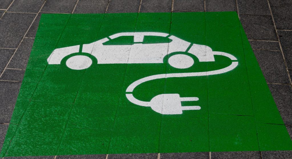 Electric Car Charge Symbol